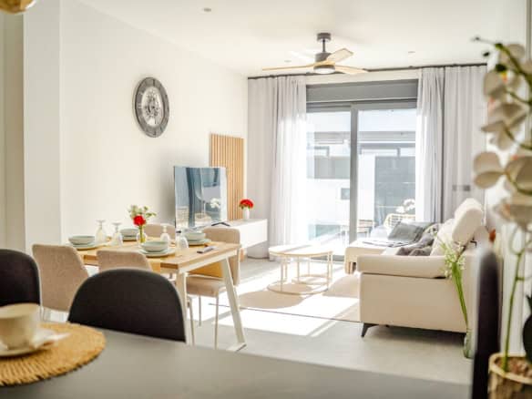 New build bungalow villa with rooftop solarium in San Javier Murcia near Mar Menor