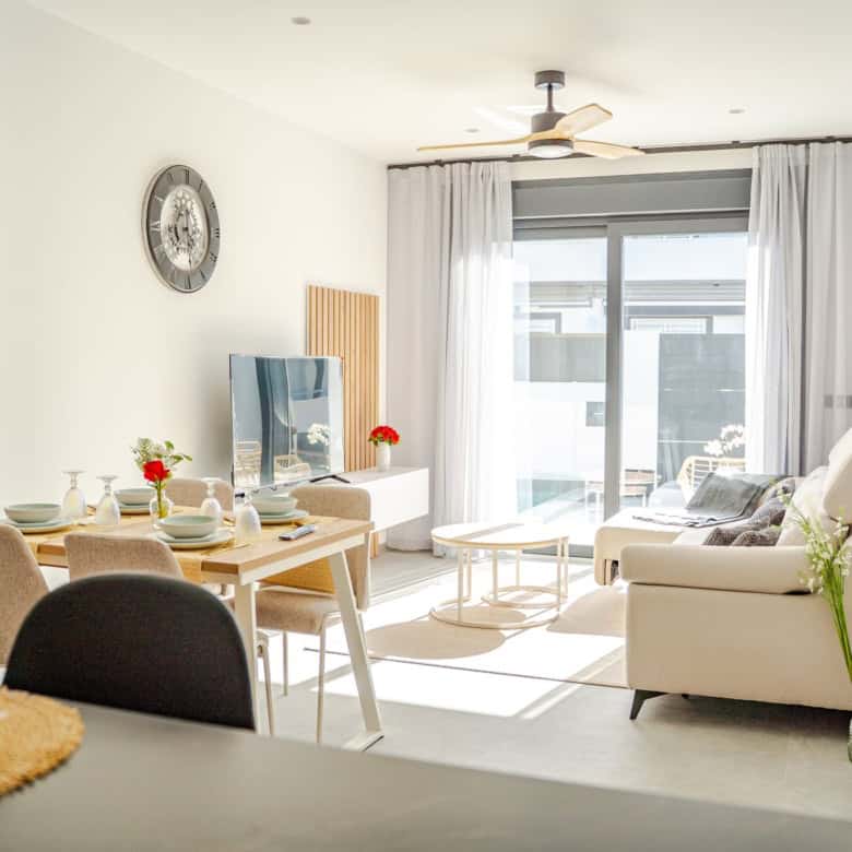 New build bungalow villa with rooftop solarium in San Javier Murcia near Mar Menor