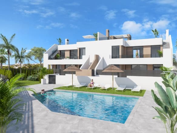 2 bedroom villa style property Vera Playa