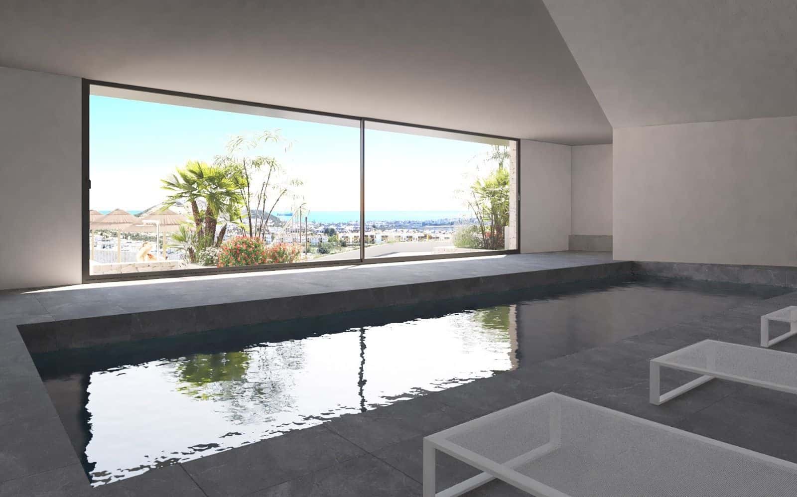 3 Bedroom Sea View Apartment in Vera Playa New Build Sea view terrace of modern 3 bedroom apartment in Vera Playa