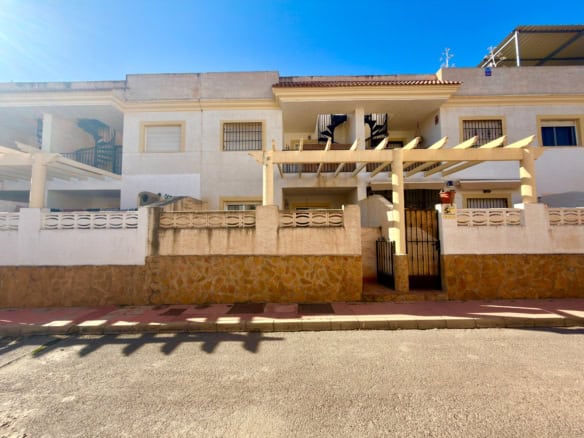 2 bedroom ground floor apartment with large terrace for sale in Illar Almeria Spain
