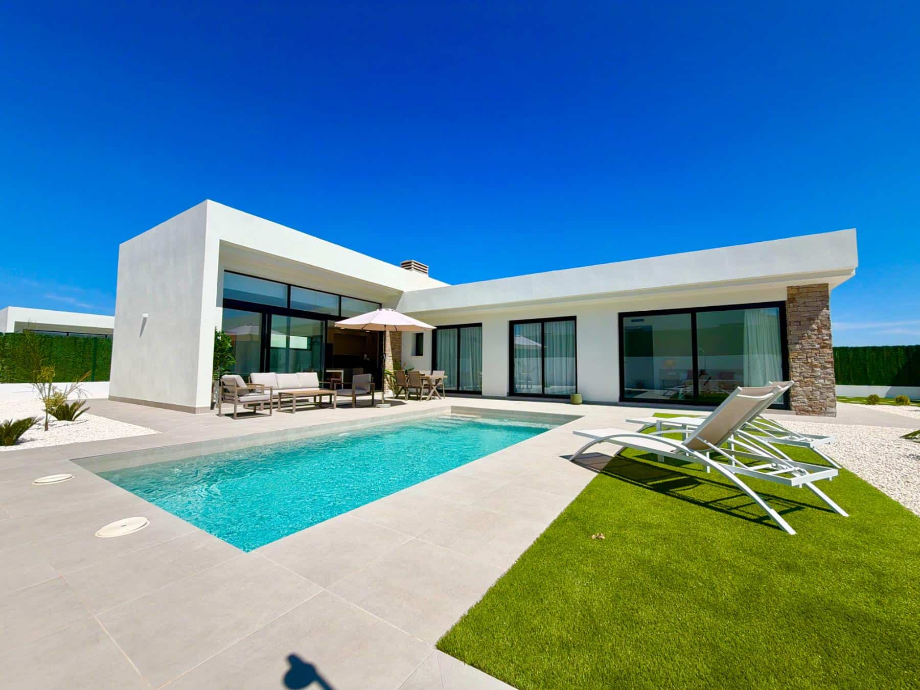 3 Bed Villa Calasparra Private Pool Key Ready 3 bedroom villa with private pool Calasparra Murcia large plot