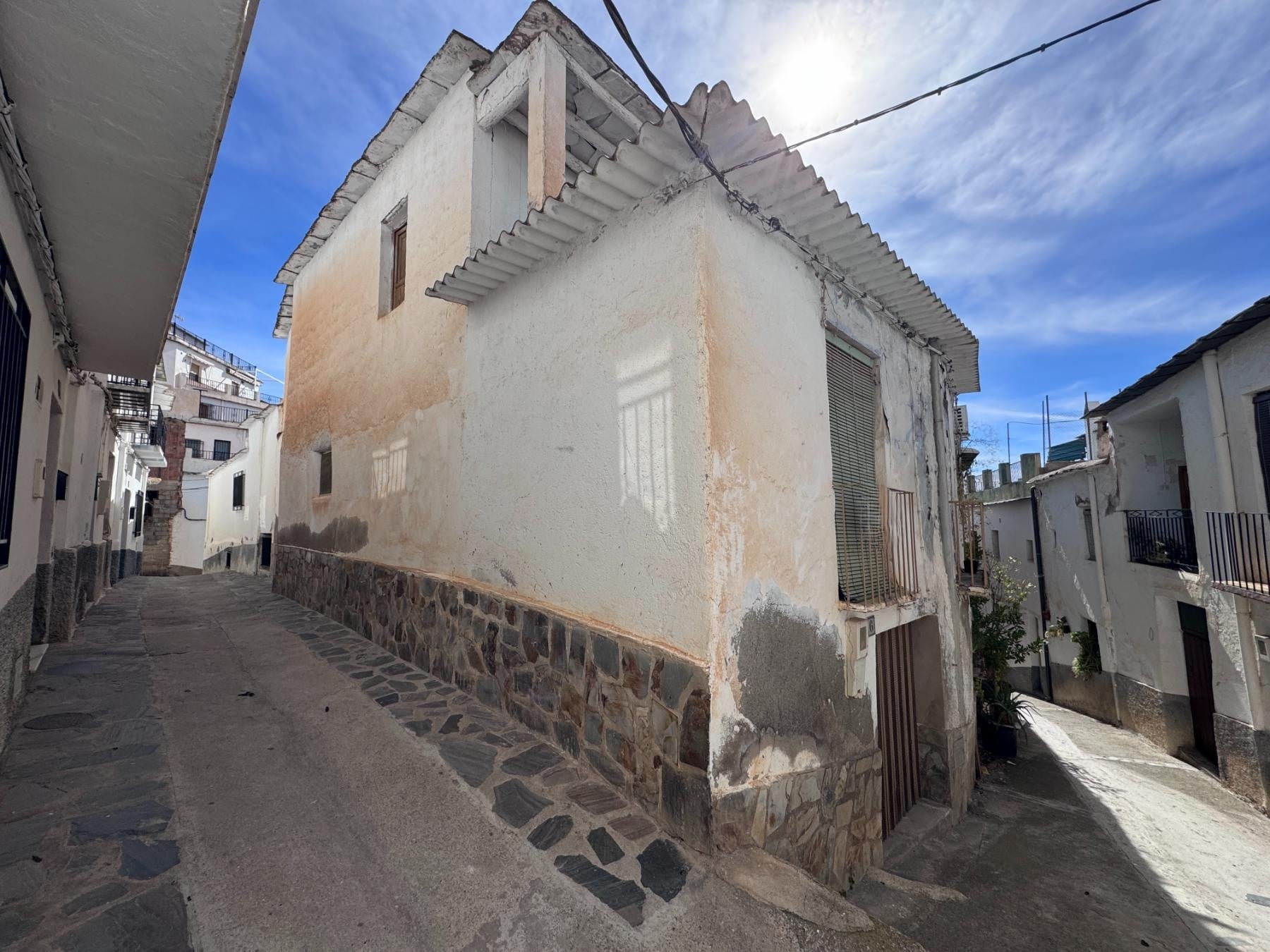Cheap renovation property Laroles Granada Spain Renovation project village house for sale in Laroles Granada Spain exterior