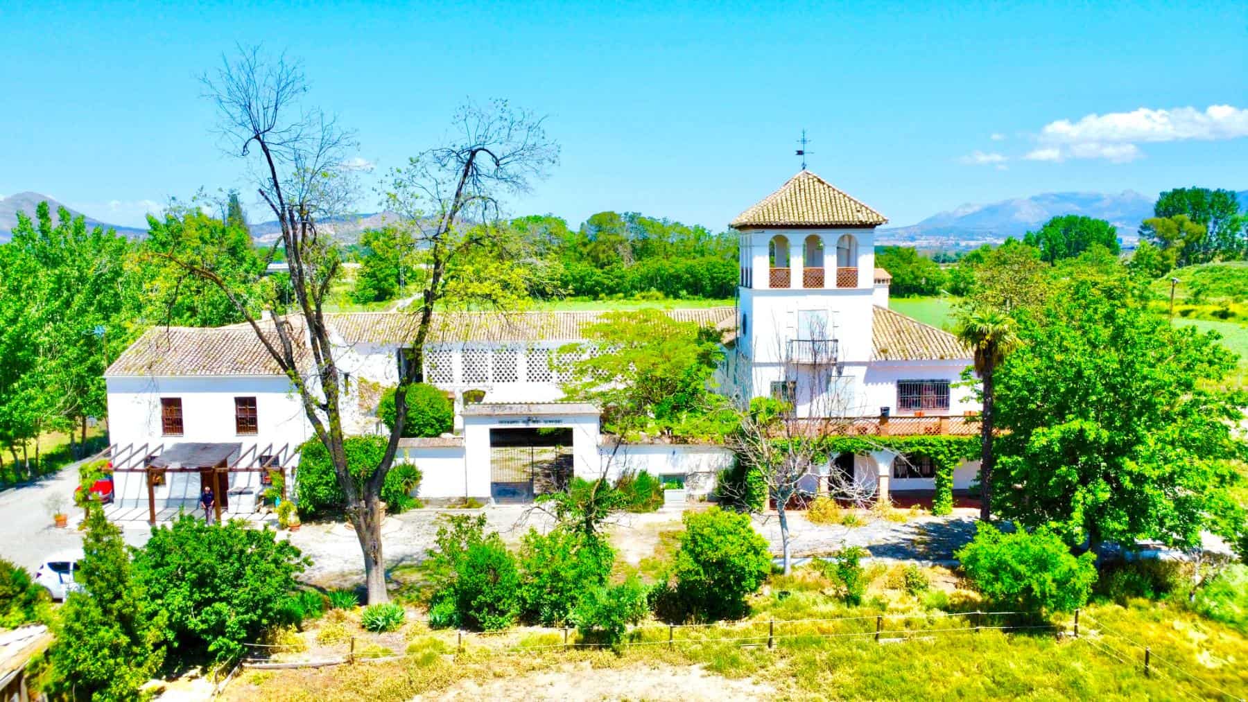 Historic Luxury Cortijo Estate Near Granada (2) Luxury Andalusian cortijo estate near Granada with pool and Sierra Nevada views