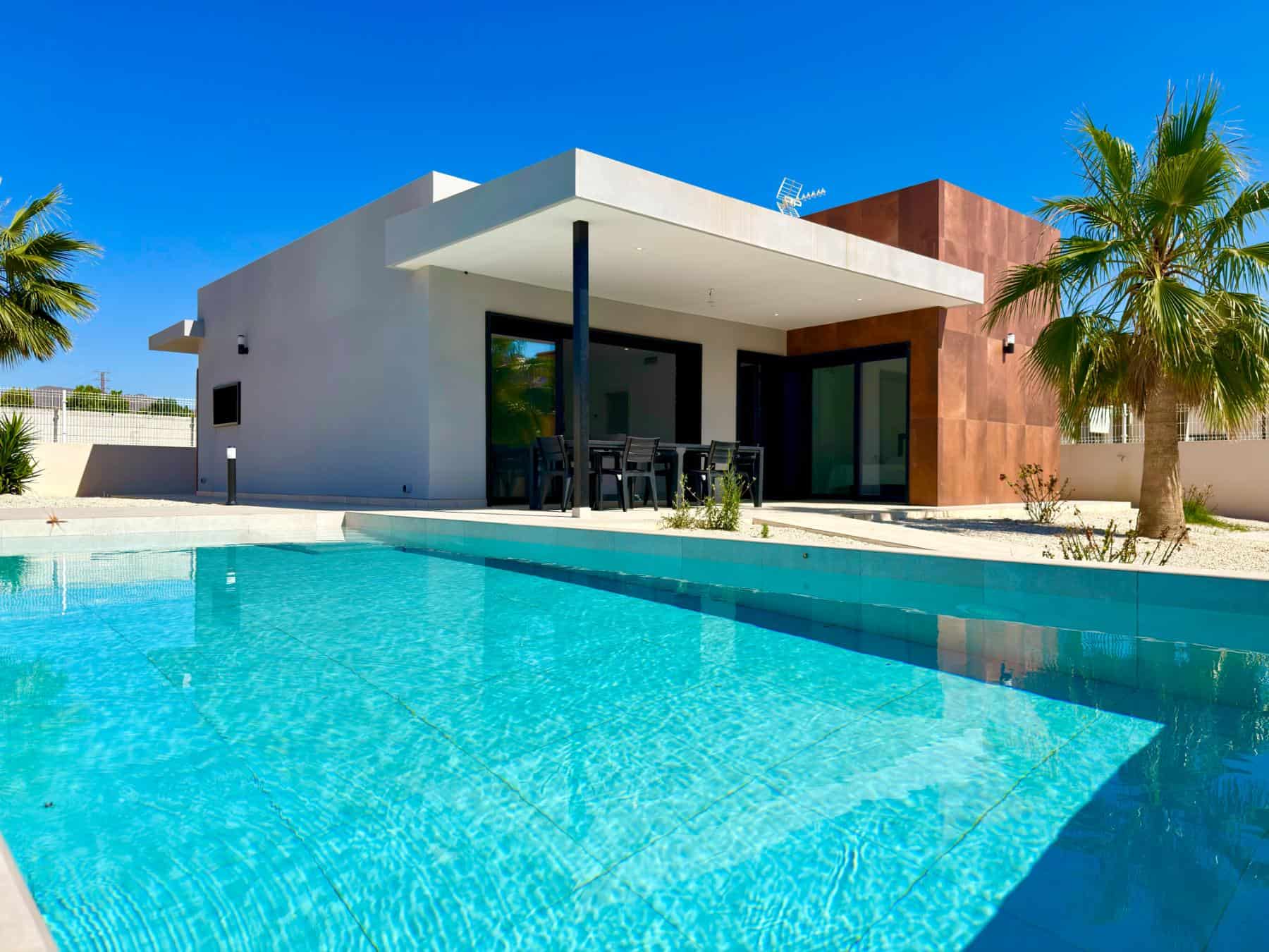 Modern Villa with Pool for Sale in Los Gallardos (23) Brand new detached villa with private swimming pool in Los Gallardos Almería