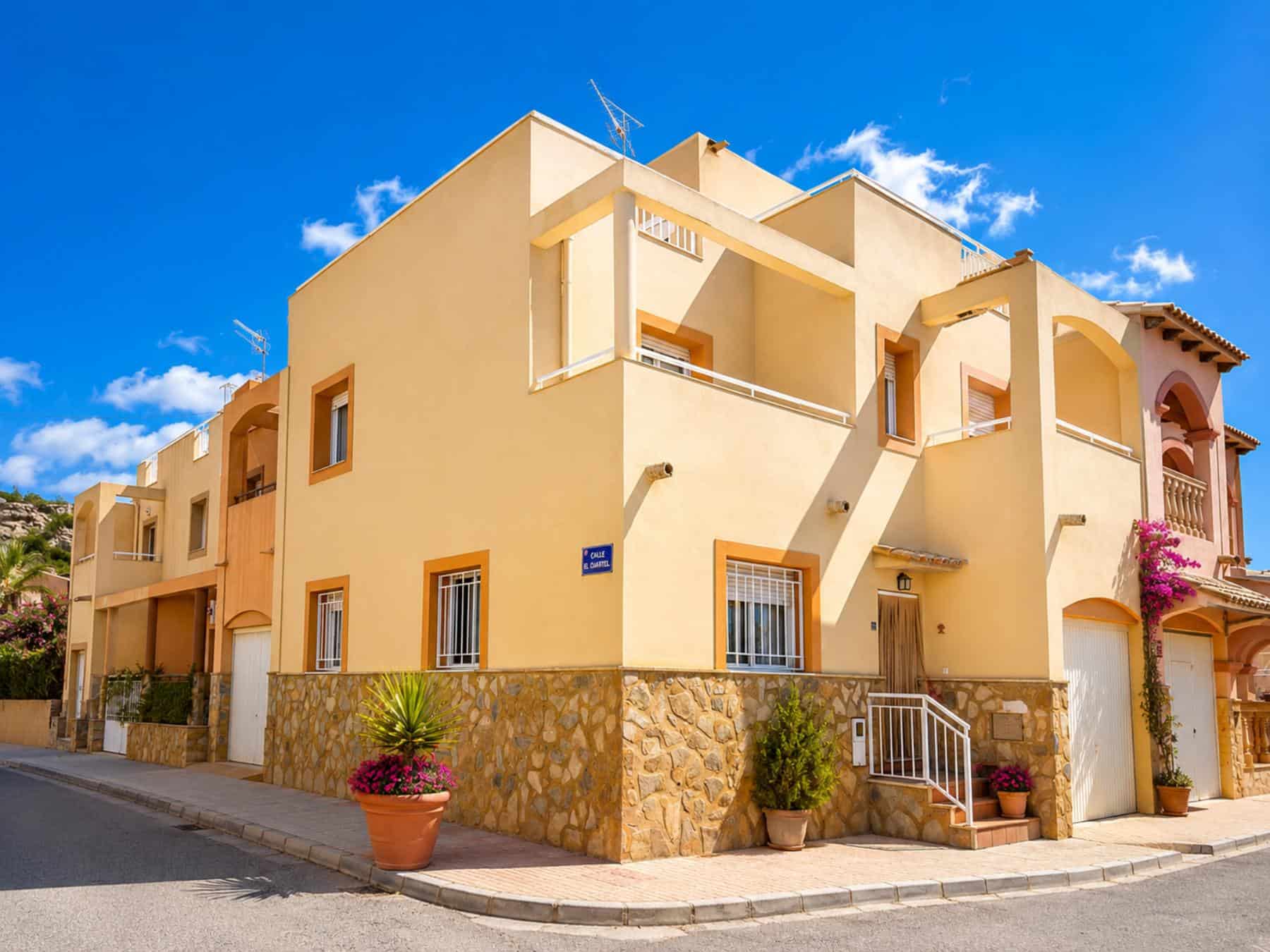 3 Bedroom House for Sale Near Villaricos and Palomares 3 bedroom townhouse with garage and roof terrace near Villaricos Almeria